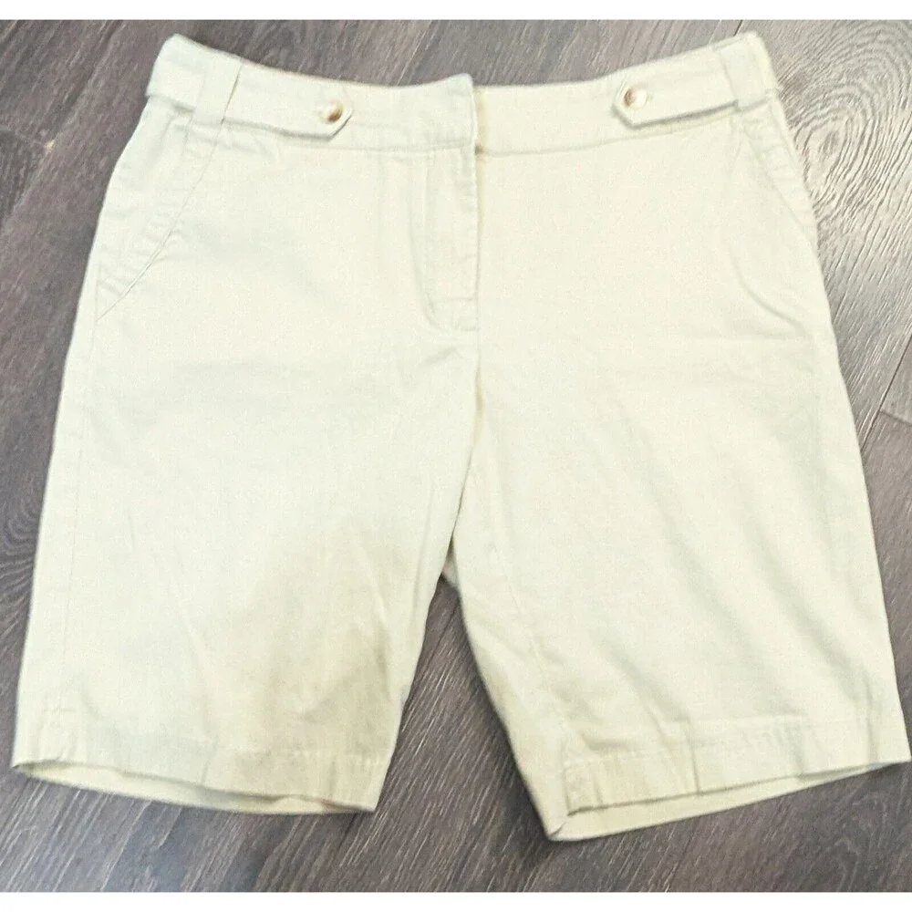Greg Norman Women's Tan Corduroy Golf Shorts Size 8 (302)